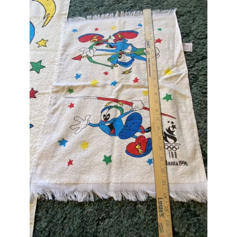 Atlanta Olympics Beach‎ Towel RARE Izzy Mascot plus Hand Towel Cannon NEW